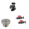 CAMVATE 1/4"-20 Mini Ball Head with Ceiling Mount + 1/4"-20 to 5/8"-11 Threaded Screw Adapter + Universal Magic Arm view 1