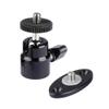CAMVATE 1/4"-20 Mini Ball Head with Ceiling Mount + 1/4"-20 to 5/8"-11 Threaded Screw Adapter + Universal Magic Arm view 4
