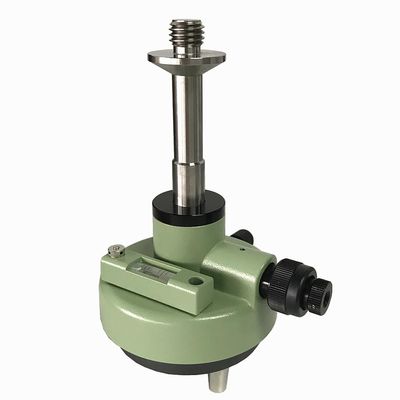 Green Three-Jaw Tribrach Adapter with Optical Plummet for Compatible 5/8 Thread GPS Surveying