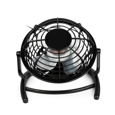 DAGIJIRD Portable USB Desk Fan 4 Blades Cooler Cooling Fan Rotation USB Mini Fan for Home Office