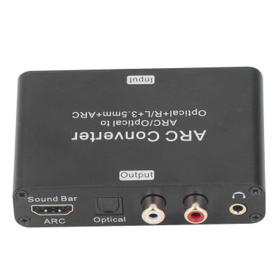 192KHZ Digital to Analog Audio Converter, Stereo Audio Adapter Volume Control for Amplifier Speaker TV