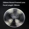 ZTBH Microscope Accessories Kit Optical PMMA Solar Focus Fresnel Lens 230mm Focal Length 190mm Spotlight Lens Plane Magnifying Glass Solar Condensing Lens Microscope Slides view 2