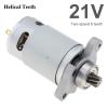 TSIOHKBS RS550 8 Teeth DC Electronic Starter High Power Reciprocating Saw Electronic Starter with Conical/Helical Teeth Gear for Electric Lithium Saber Saws (Size : Conical Teeth Gear) view 4