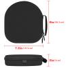 Linkidea Headphones Carrying Case Compatible with Sony WH-CH720N, WH-CH520, WH-XB920N, WH-1000XM5, WH-1000XM4, MDR-XB950BT Protective Hard Shell Travel Bag with Cable, Charger Storage (Black), LI9322 view 4