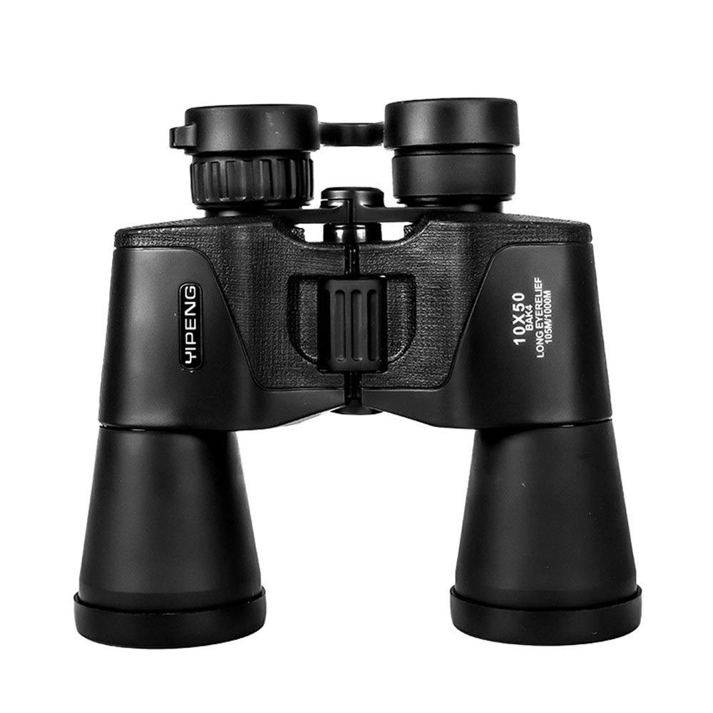 Binoculars Outdoor Equipment 10X50 Binoculars Low-Light Night Vision Telescope High-Definition High-Slip for Bird Watching Travel Stargazing Concerts One Size