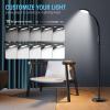FBBJFF Happy Light Therapy lamp 11000 Lux, LED UV-Free Sunlight lamp,Full Spectrum Happy Therapy lamp with 10 Adjustable Brightness Levels, 2 in 1 Retractable Floor Sad Lamp (Black) view 4