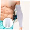 Angoily 5pairs Elastic Fit Cooling Arm Sleeves for Teens Uv Blocking Baseball Sleeves for Women Comfortable Material view 4