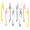 DOITOOL 24pcs Silicone Cable Ties for Wire Organization Efficient Straps for Home Office Cord Winders view 1