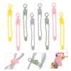 DOITOOL 24pcs Silicone Cable Ties for Wire Organization Efficient Straps for Home Office Cord Winders view 2