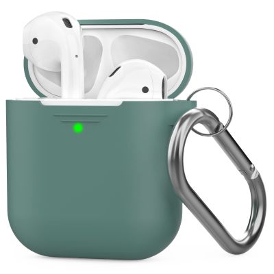 AhaStyle AirPods Case Cover (2019) Soft Silicone AirPods Protective Skin Full Body Shockproof Covers for Apple 2nd Generation & 1st Generation