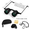 Binoculars Portable Fishing Drifting Glass Waterproof Hand - -Free Binoculars for Hunting Bird Watching Concerts Outdoor Travel BlueCoating (Color : GreenCoating) (Bluecoating) (Green) view 2
