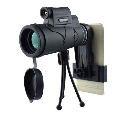 Binoculars High Power Monocular Telescope 50X Black Outdoor Hiking Camping HD Optical Monocular Bird Watching Update with Flashlight Day and Night Vision