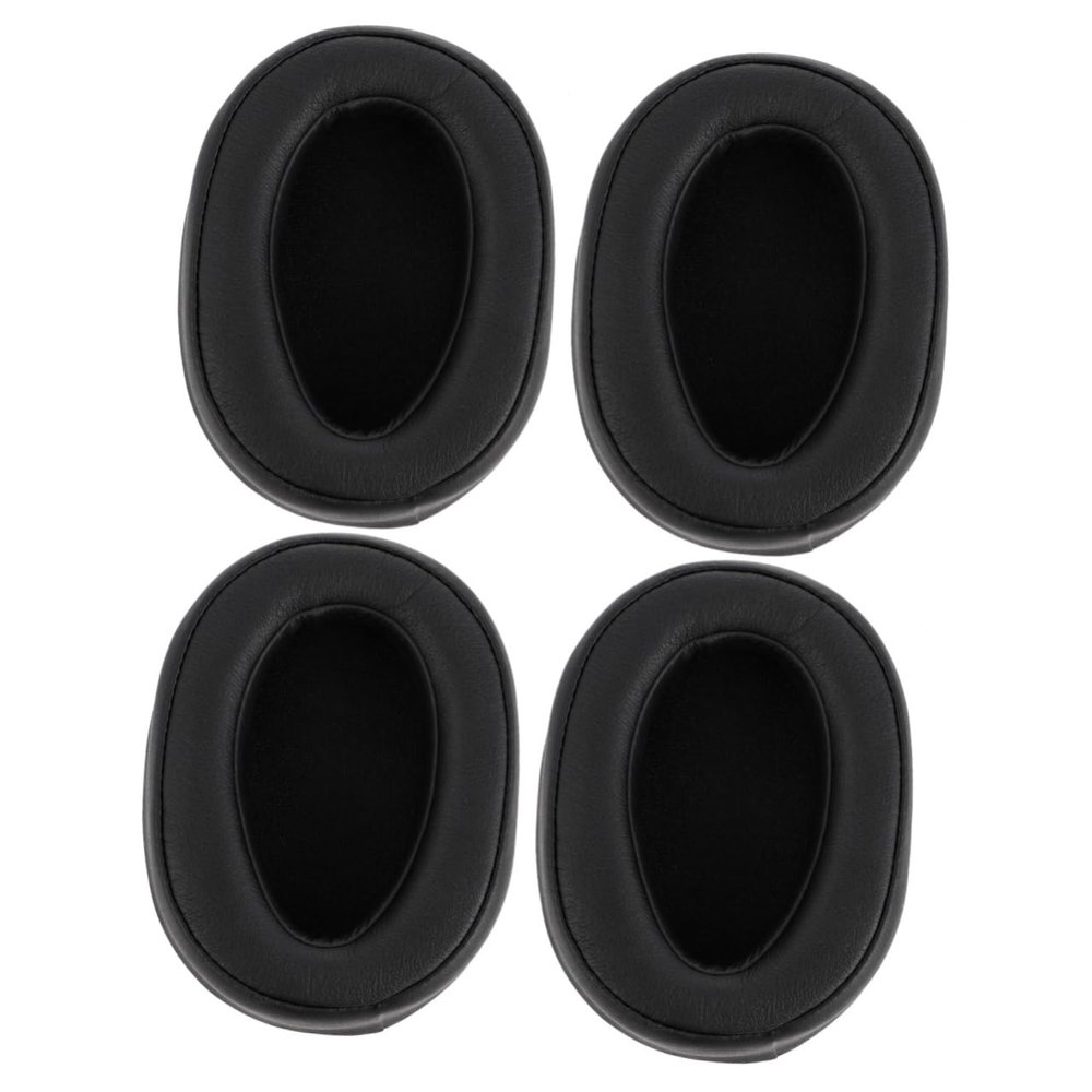 Angoily 2pairs Replacement Sponge Ear Pads for Headphones Noise Isolation Earpads Comfortable Headband Cushions Breathable and Design