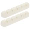 Angoily 4pcs Adhesive Cable Organizer Clips Desktop Cord Holder Slots Strong Adhesive for More for Charging Wires view 4