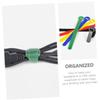 DOITOOL 100pcs Reusable Cord Straps Easy to Use Cable Fastener Ties for Electronics Wire Organization view 3
