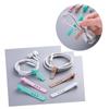 Veemoon 16pcs Silicone Data Cable Organizer Cord Anchors for Cables Management Easy to Use for Work Travel School view 1