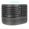 Ultra Thin Desktop PC Silicone Keyboard Cover Skin Protector Compatible with Logitech Wave Keys MK670 Wireless Keyboard, 2023 Logitech Wave Keys Wireless Keyboard Skin (Clear) view 2