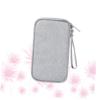 Angoily 3pcs Travel Digital Accessories Storage Bag Outdoor Power Bank Organizer USB Cable Carrying Case Grey USB Cable Bag Earphone view 4