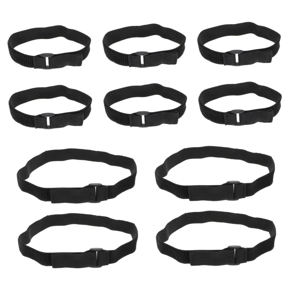 Angoily 10pcs Reusable Fastening Cable Straps Non Elastic Cinch Straps Cords Storage Organizer Cable Zipper Cord Organizer