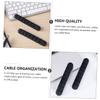 DOITOOL 4pcs Cable Organizers for Desk Home Office Wire Cord Management Clips Cable Holder Easy to Install Peel and Stick view 4