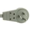 6-Outlet Surge Protector Power Strip with 360-Degree Flat Rotating Plug, Gray  UL Listed, 1800W, 6 Feet view 4
