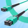 10Gtek 1 Pack of 3M MPO OM3 Multimode Fiber Jumper Patch Cord and 1 Pack of MPO Fiber Optic Loopback Adapter view 2