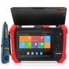 Rsrteng CCTV Tester 8K 32MP 12MP IP Camera Test POE++ Max 90W POE Camera Tester 4K 8MP TVI/CVI/AHD/SDI/CVBS WiFi Network Tools Cable Test Distance Meter 2CH SFP Port HD VGA DC Power Output view 1