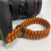 KUDAAL Camera Wrist Strap Lanyard Hand Strap Sling Adjustable Quick Release Paracord Braided Camera Strap Wristband for Photographers Camera Flashlight Accessory (Orange Green) view 2