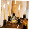 Amosfun Vintage Glass Lamp Cover for Kerosene Oil Lamps Retro Style Accessory with Easy Installation for Home Decor and Temple Use view 4