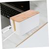 Homoyoyo 3pcs Box with Lids Wire Organizer for Cords Chargers Storage for Home Office view 2