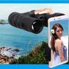 Binoculars 10X42 Telescope Dual HD Night Vision Binoculars for Outdoor Easy Carrying Nitrogen-Filled Waterproof FMC Green Black (Color : Black) view 3
