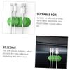 DOITOOL 8pcs Cable Organizer Box Wire Clips for Desktop Slots Silicone Cable Holder for Keyboard Mouse Earphones view 2