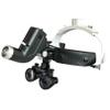 EustomA 3.5X Loupes Magnifier with 5W LED Spot Headlight Headlamp Brightness Headband Adjustable DY-106 Black view 1