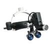 EustomA 3.5X Loupes Magnifier with 5W LED Spot Headlight Headlamp Brightness Headband Adjustable DY-106 Black view 2