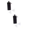 FOMIYES 2pairs Silicone Musician Earplugs Noise Reduction Reusable Hearing for Concerts Events Comfortable Fit Includes Black Travel Bottle Washable view 1