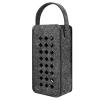Geekria Felt Speaker Case Cover Compatible with Anker Soundcore Case, Skullcandy Terrain XL, Protective Soft Skin, Replacement Portable Speakers Travel Carrying Sleeve (Black) view 1