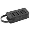 Geekria Felt Speaker Case Cover Compatible with Anker Soundcore Case, Skullcandy Terrain XL, Protective Soft Skin, Replacement Portable Speakers Travel Carrying Sleeve (Black) view 2
