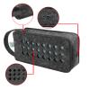 Geekria Felt Speaker Case Cover Compatible with Anker Soundcore Case, Skullcandy Terrain XL, Protective Soft Skin, Replacement Portable Speakers Travel Carrying Sleeve (Black) view 4