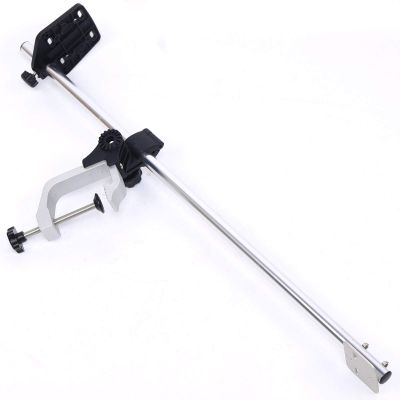COYEUX Portable Fish Finder Transducer Bracket, with 360 Rotating Aluminum Mount, for Accurate Sonar Readings, Height Adjustable