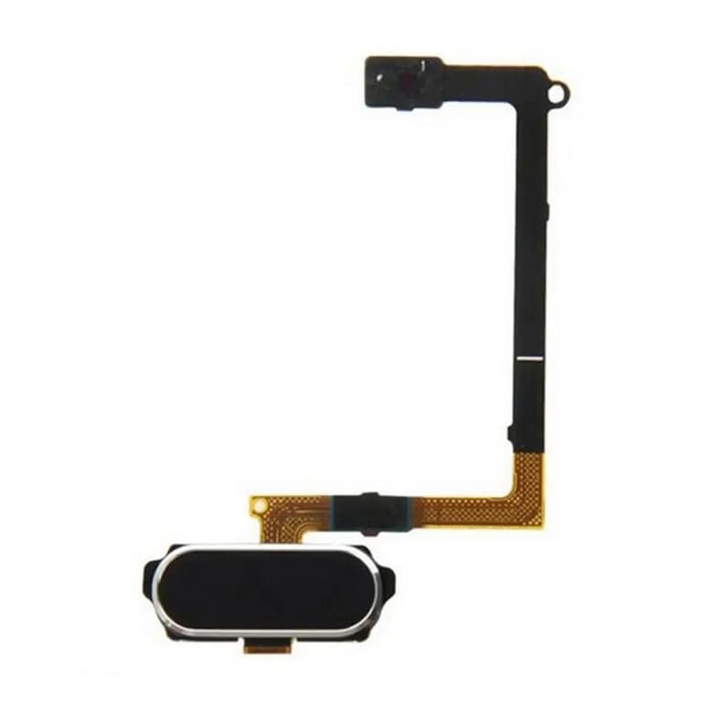 Fingerprint Main Keypad Home Button with Flex Cable for Samsung Galaxy S6 Edge G925 G925F - Black