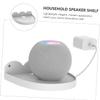 Homoyoyo Wall-Mounted Speaker Storage Bracket for Elegant Design Cable Organizer Easy Installation for Living Room Kitchen Bedroom and More view 2