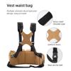 Camnoon DSLR Camera Harness - Chest Pack Vest Bag Waist Pack - Waterproof for Body Lens Smartphone Water Bottle view 2