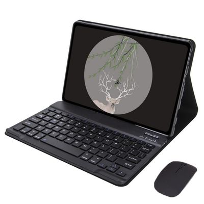 Lemore Keyboard Case for Xiaomi Pad 6S Pro 12.4 inch 2024,Case with Keyboard and Mouse,Stand Cover,BT Wireless Keyboard Detachable (Black)