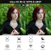 Video Camera, 8K Camcorder 48MP 15FPS UHD WiFi Vlogging Camera with IR Night Vision for YouTube, 3" Touch Screen 18X Digital Zoom, with Fill Light, Mic, Stabilizer, Lens Hood, Remote and 2 Batteries view 4