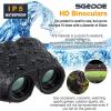10x25 HD Mini and Kids Compact Folding Binoculars with Low Light Waterproof Binocular for Outdoor Bird Watching Shooting Sports Games view 4