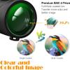 Adult Telescope 10x42 Binoculars for Adults Children Life Waterproof Binoculars Compact with Night in Poor Light Conditions BAK28 Prism FMC Optics Binoculars Telescope for Bird Watching Waterproo view 2