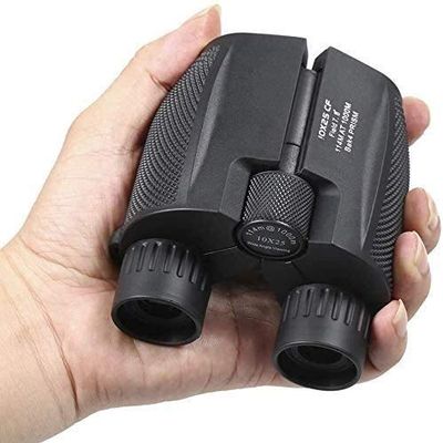 Binoculars 10X25 BAK4 Prism High Powered Zoom Binocular Portable Hunting Telescope Pocket Scope for Sports Living