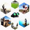 Binoculars Candicely Binoculars Professional Birdwatching Compact Telescope Binoculars Hunting Gaming Telescope Waterproof Fogproof Telescope for Outdoor Sightseeing Tours (Size: 10x42) view 3