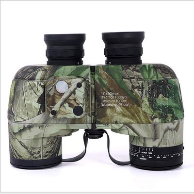 10X50 Compass Telescope Camouflage High Power HD Low Light Night Vision Navigation Binoculars Binoculars