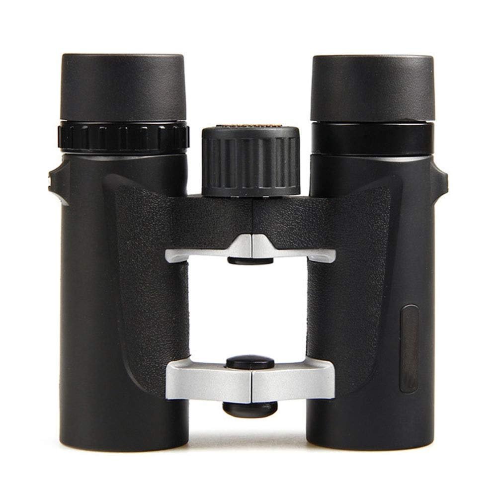 Binoculars Hd High Definition with Red Objective Lens Bak4 8 Times Magnification Waterpoof for Fishing Hiking Bird Watching Cruise Black Outdoor Telescope